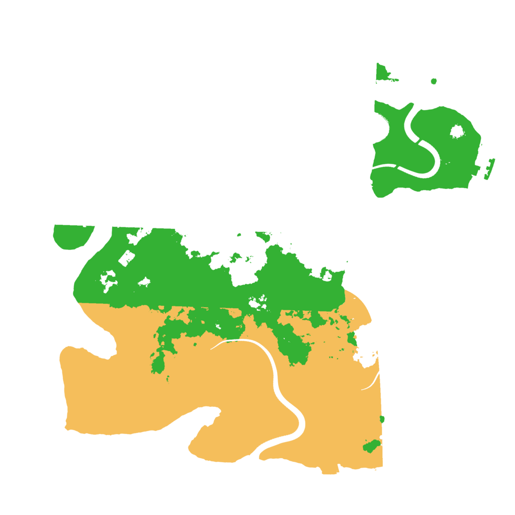 Biome Rust Map: Procedural Map, Size: 3500, Seed: 738546972