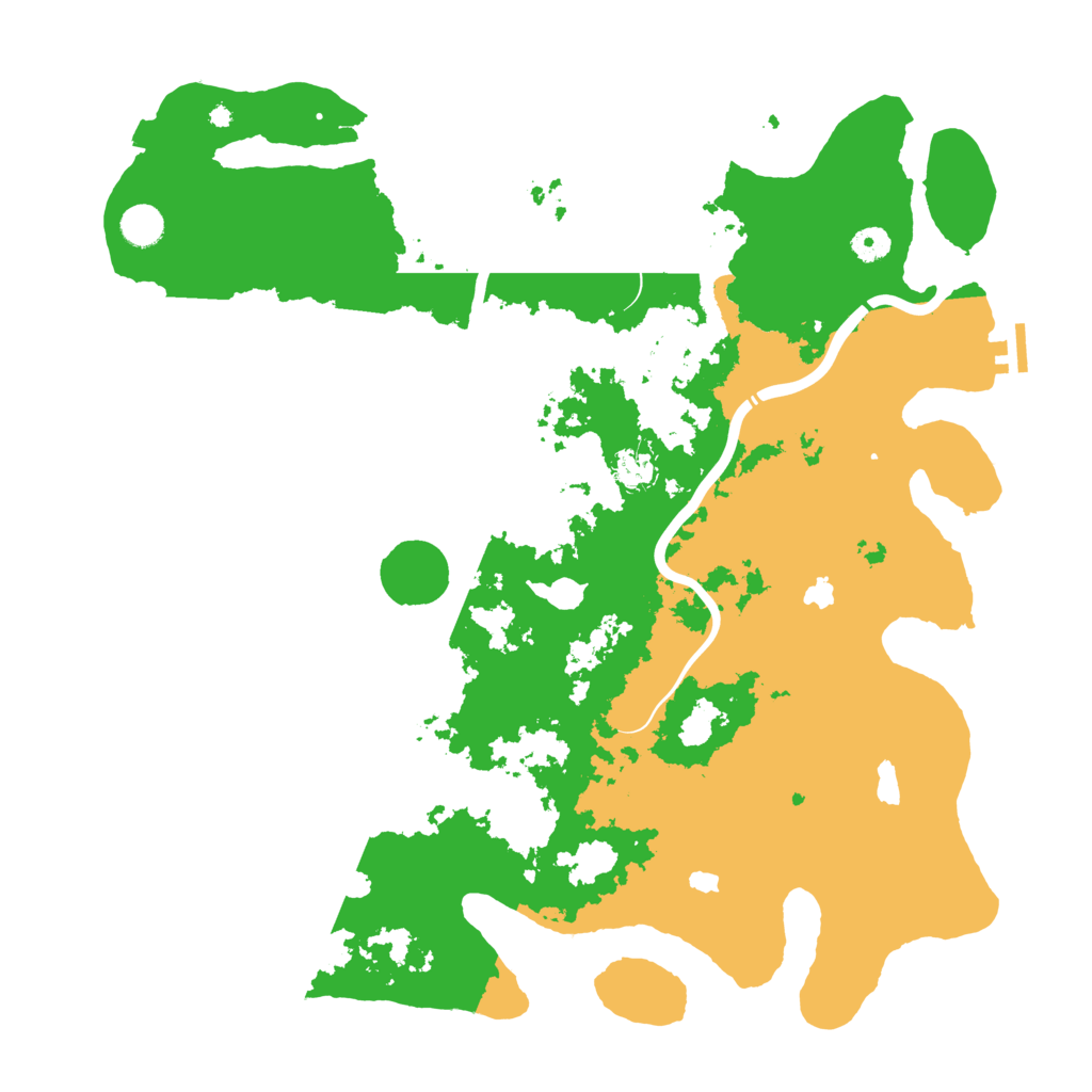 Biome Rust Map: Procedural Map, Size: 4500, Seed: 248538481