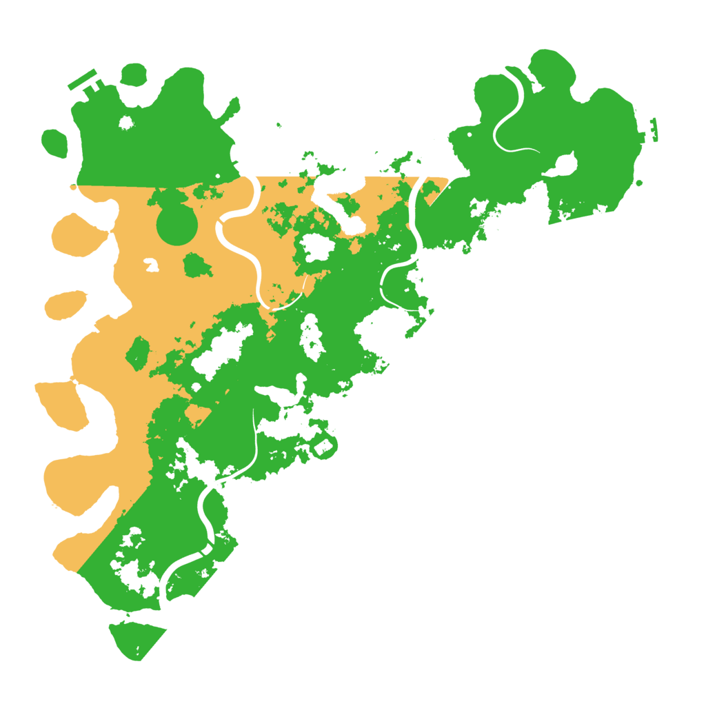 Biome Rust Map: Procedural Map, Size: 4500, Seed: 698145855