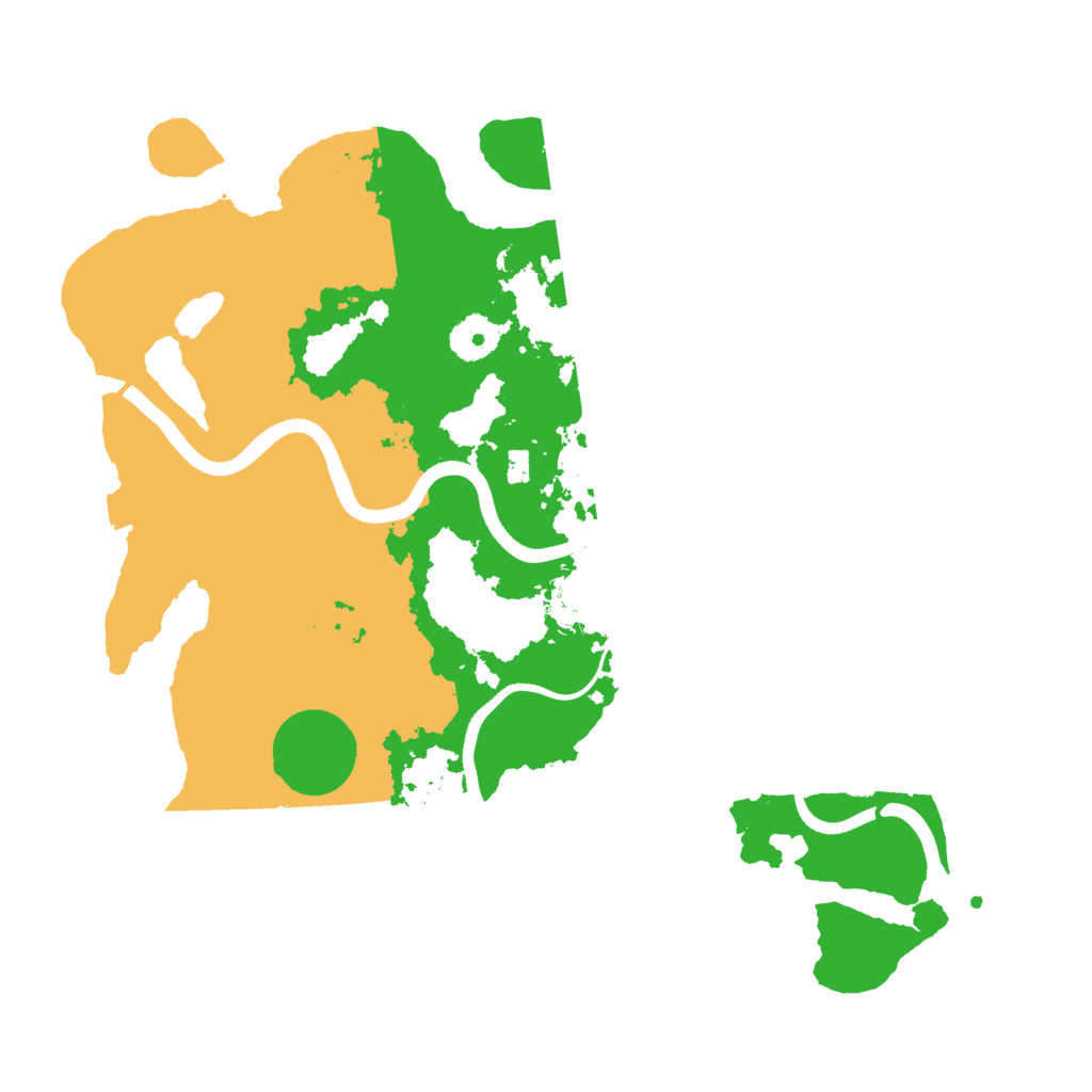 Biome Rust Map: Procedural Map, Size: 3500, Seed: 1089023530