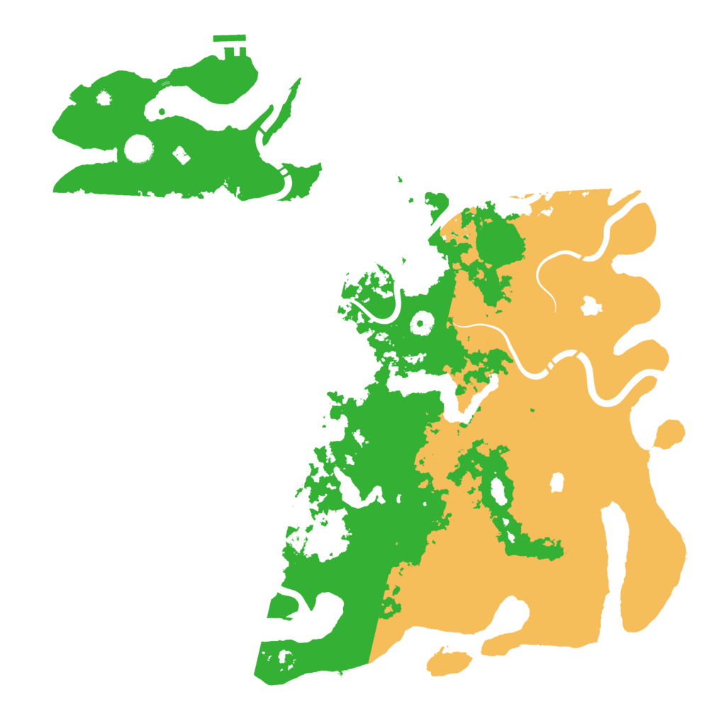 Biome Rust Map: Procedural Map, Size: 4500, Seed: 1142950547