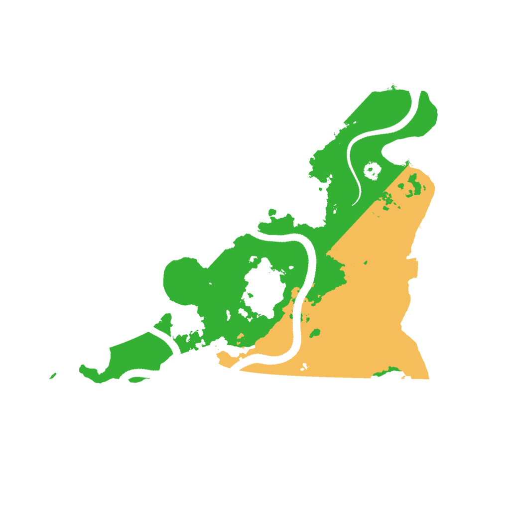 Biome Rust Map: Procedural Map, Size: 3000, Seed: 8021