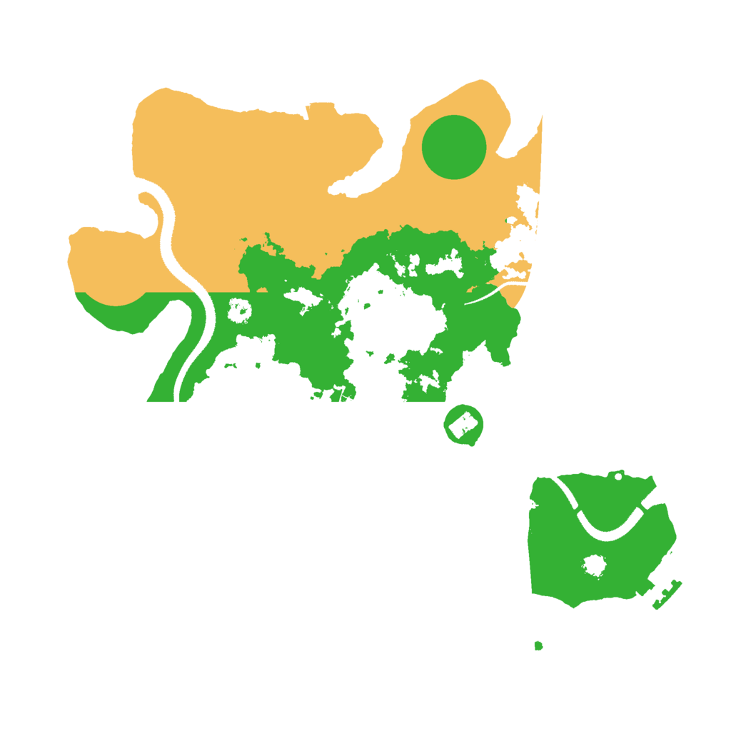 Biome Rust Map: Procedural Map, Size: 3000, Seed: 1734965737