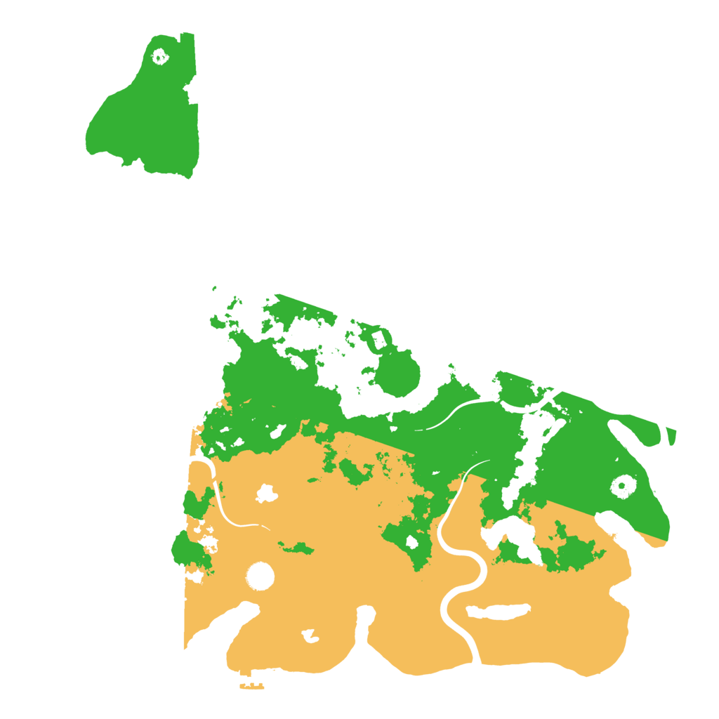 Biome Rust Map: Procedural Map, Size: 4500, Seed: 26000