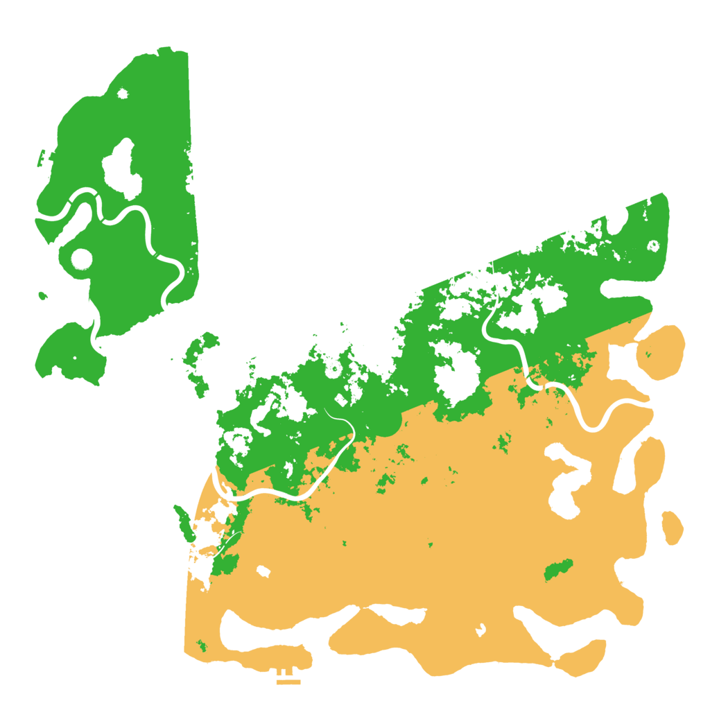 Biome Rust Map: Procedural Map, Size: 6000, Seed: 3323456