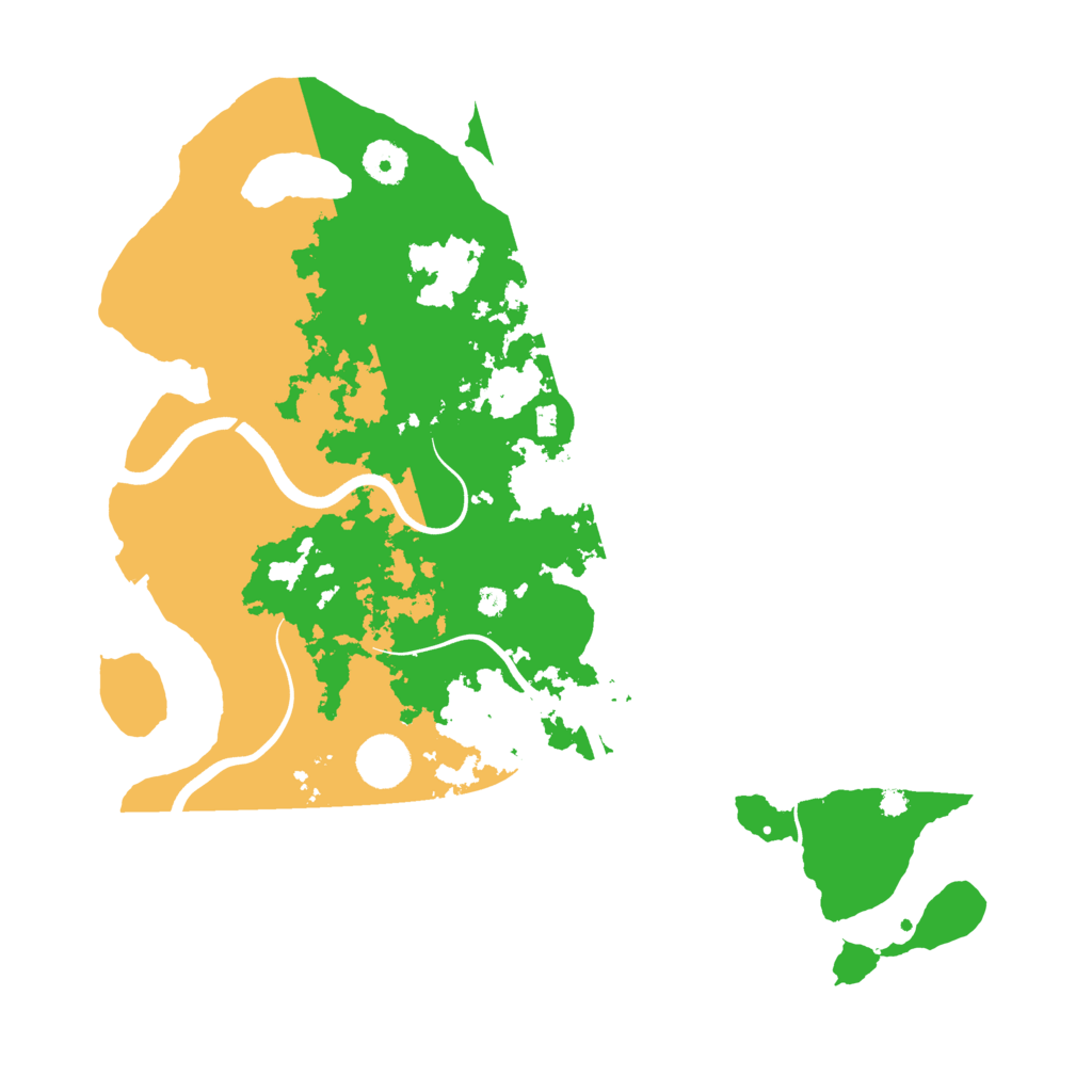 Biome Rust Map: Procedural Map, Size: 3750, Seed: 195039475