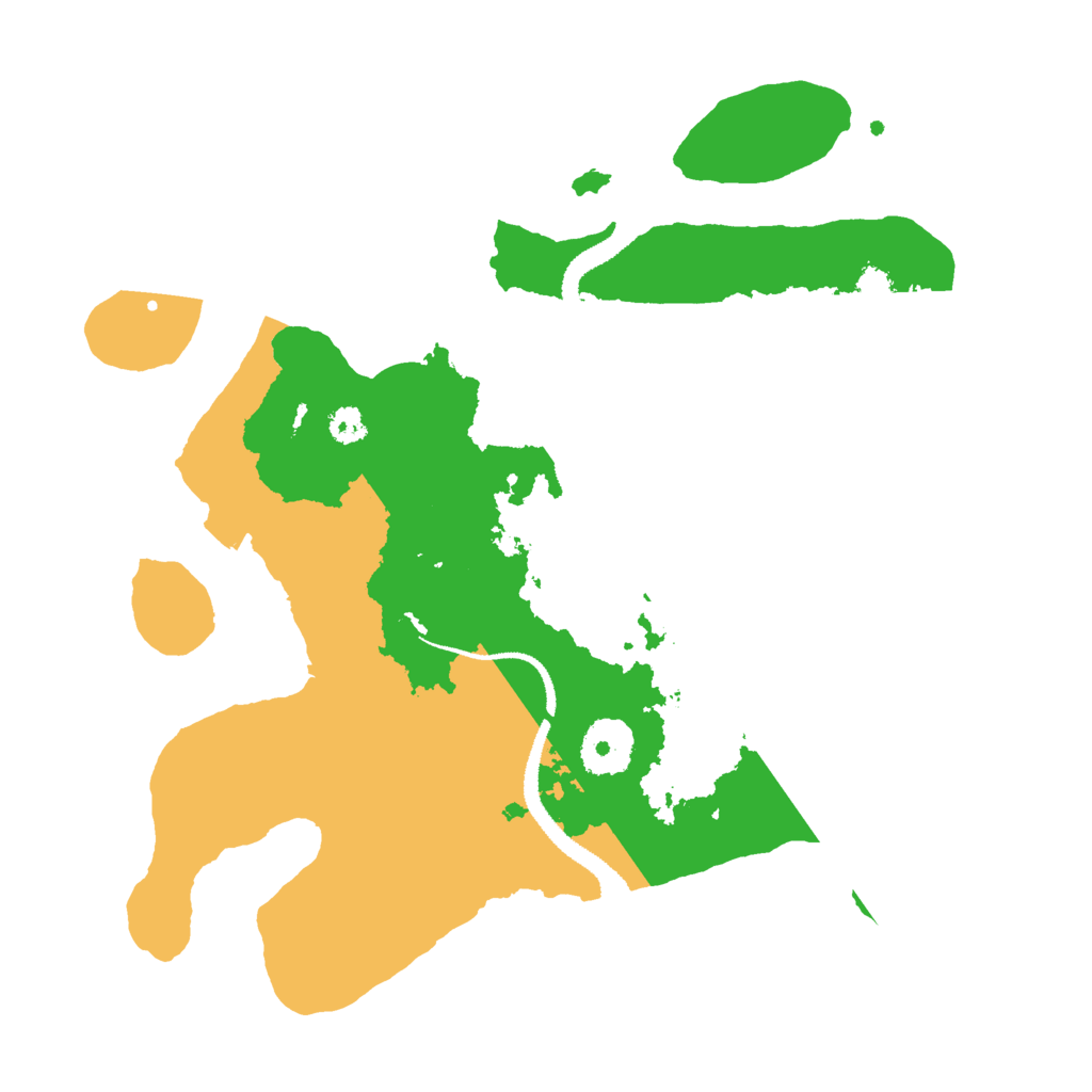 Biome Rust Map: Procedural Map, Size: 3000, Seed: 16266