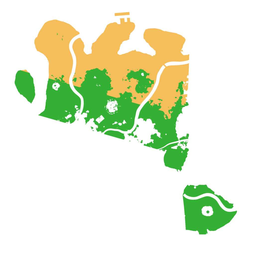 Biome Rust Map: Procedural Map, Size: 3458, Seed: 2147483647
