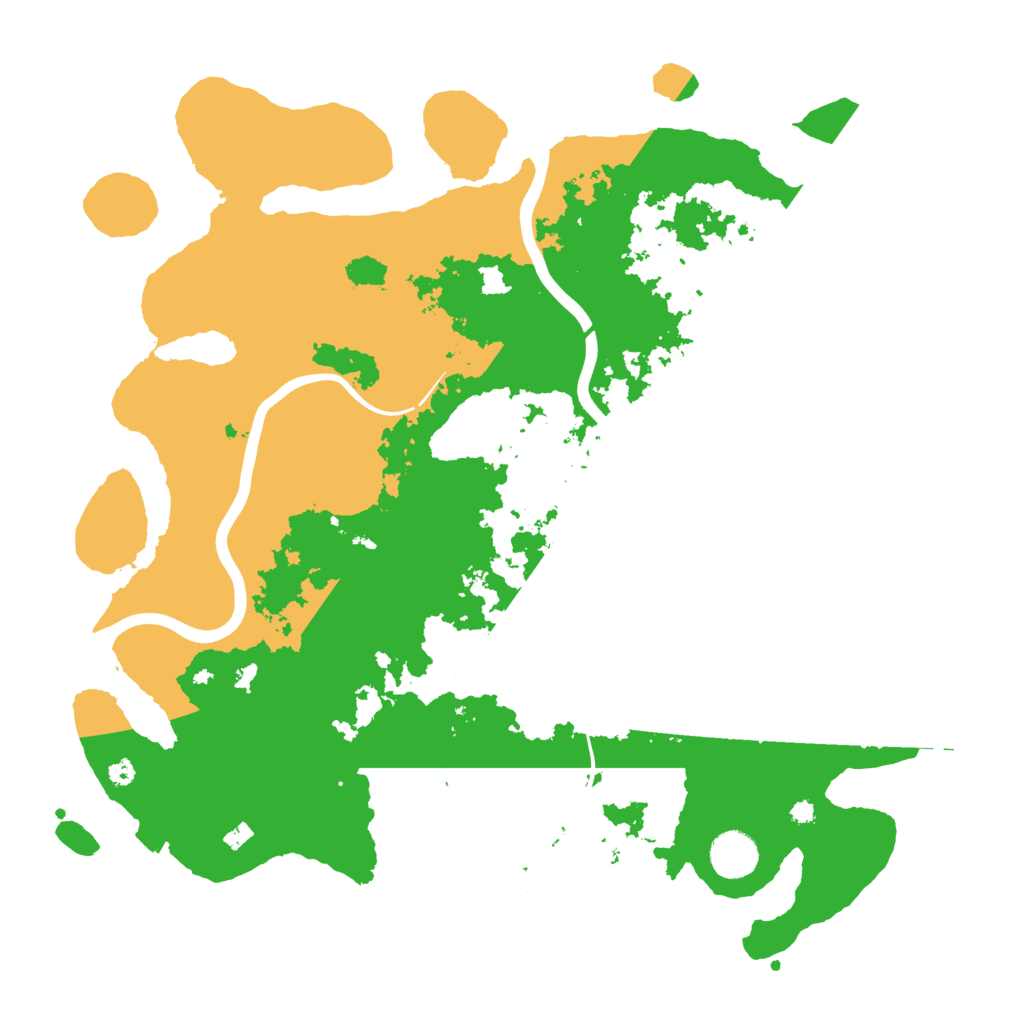 Biome Rust Map: Procedural Map, Size: 3950, Seed: 817449075