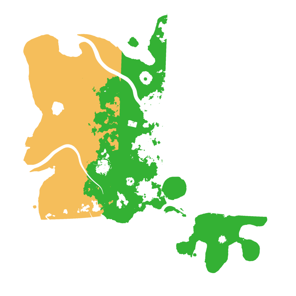 Biome Rust Map: Procedural Map, Size: 3500, Seed: 12155