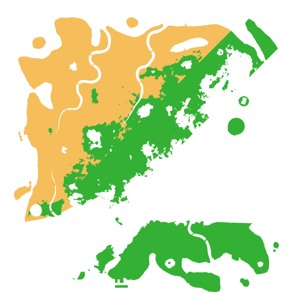 Biome Rust Map: Procedural Map, Size: 4800, Seed: 107392109