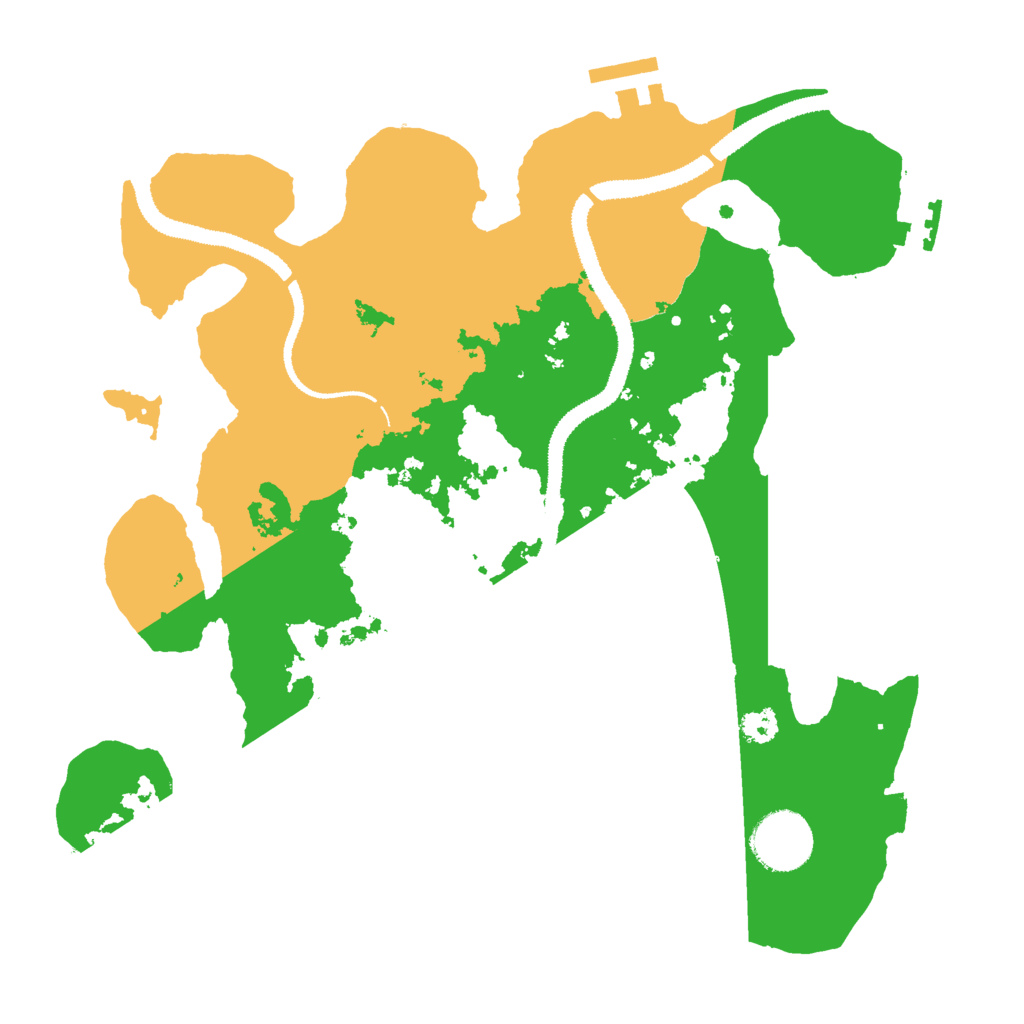 Biome Rust Map: Procedural Map, Size: 3000, Seed: 23145