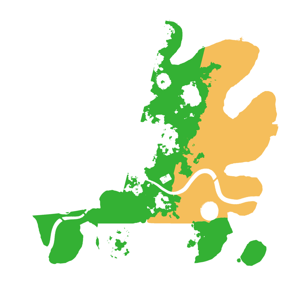 Biome Rust Map: Procedural Map, Size: 3000, Seed: 32008