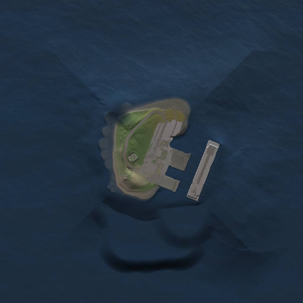 Rust Map: Procedural Map, Size: 1000, Seed: 378466407, 2 Monuments