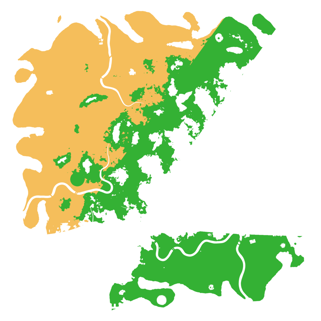 Biome Rust Map: Procedural Map, Size: 6000, Seed: 516708704