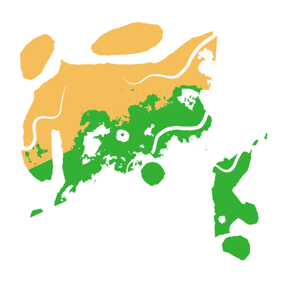 Biome Rust Map: Procedural Map, Size: 3500, Seed: 209879669