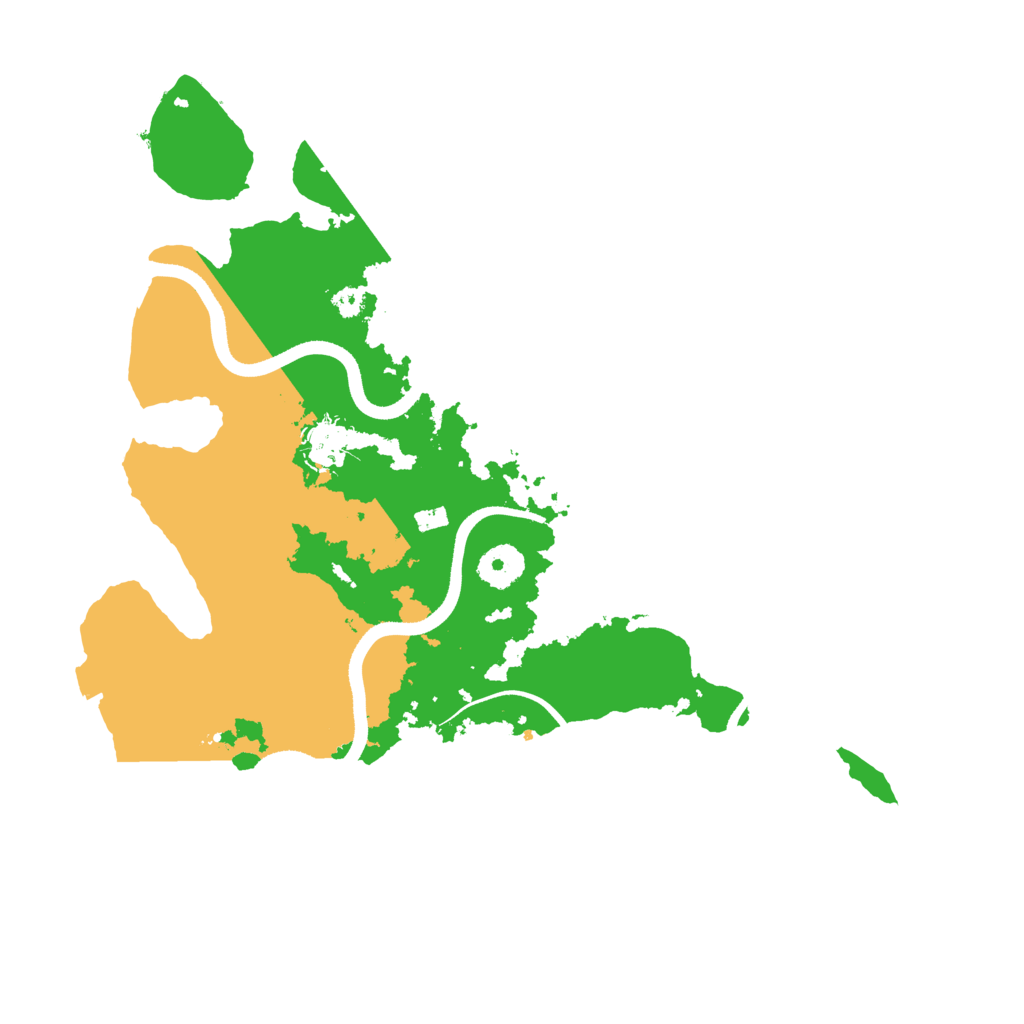 Biome Rust Map: Procedural Map, Size: 3500, Seed: 56550930