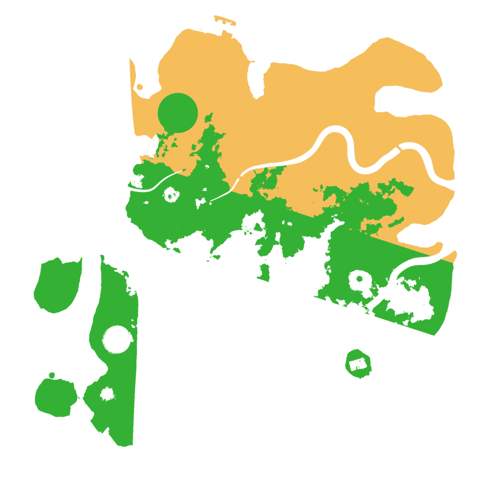Biome Rust Map: Procedural Map, Size: 3300, Seed: 956762190