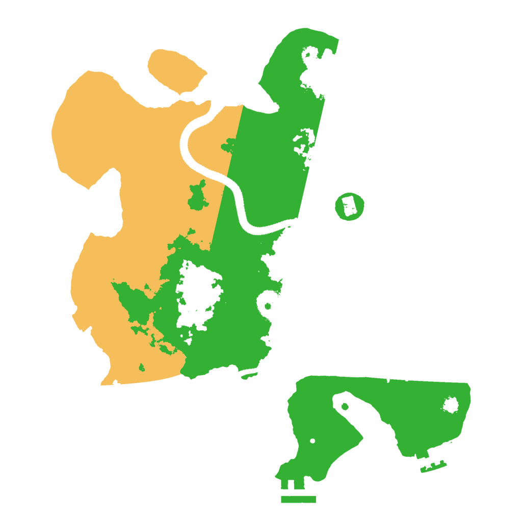 Biome Rust Map: Procedural Map, Size: 3000, Seed: 1603296422