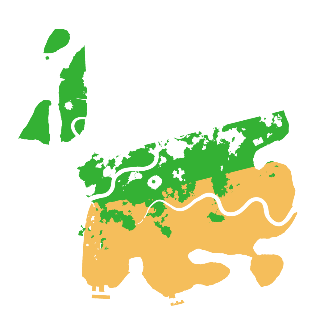 Biome Rust Map: Procedural Map, Size: 3500, Seed: 7050214
