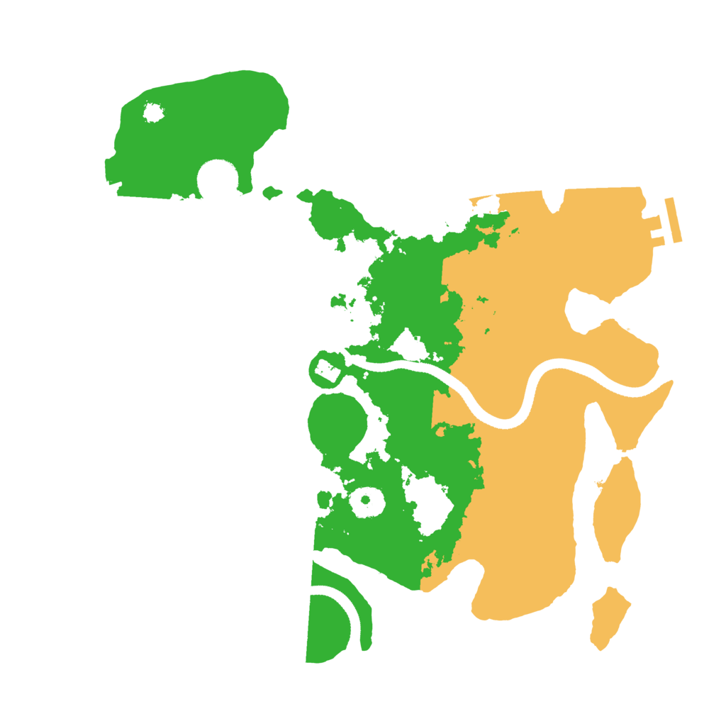 Biome Rust Map: Procedural Map, Size: 3250, Seed: 1249441397