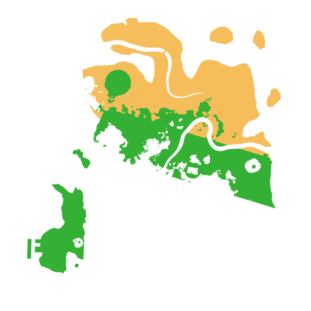 Biome Rust Map: Procedural Map, Size: 3200, Seed: 1314280138