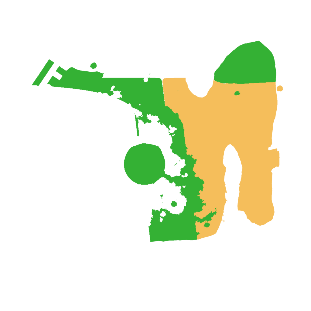 Biome Rust Map: Procedural Map, Size: 2000, Seed: 41795195