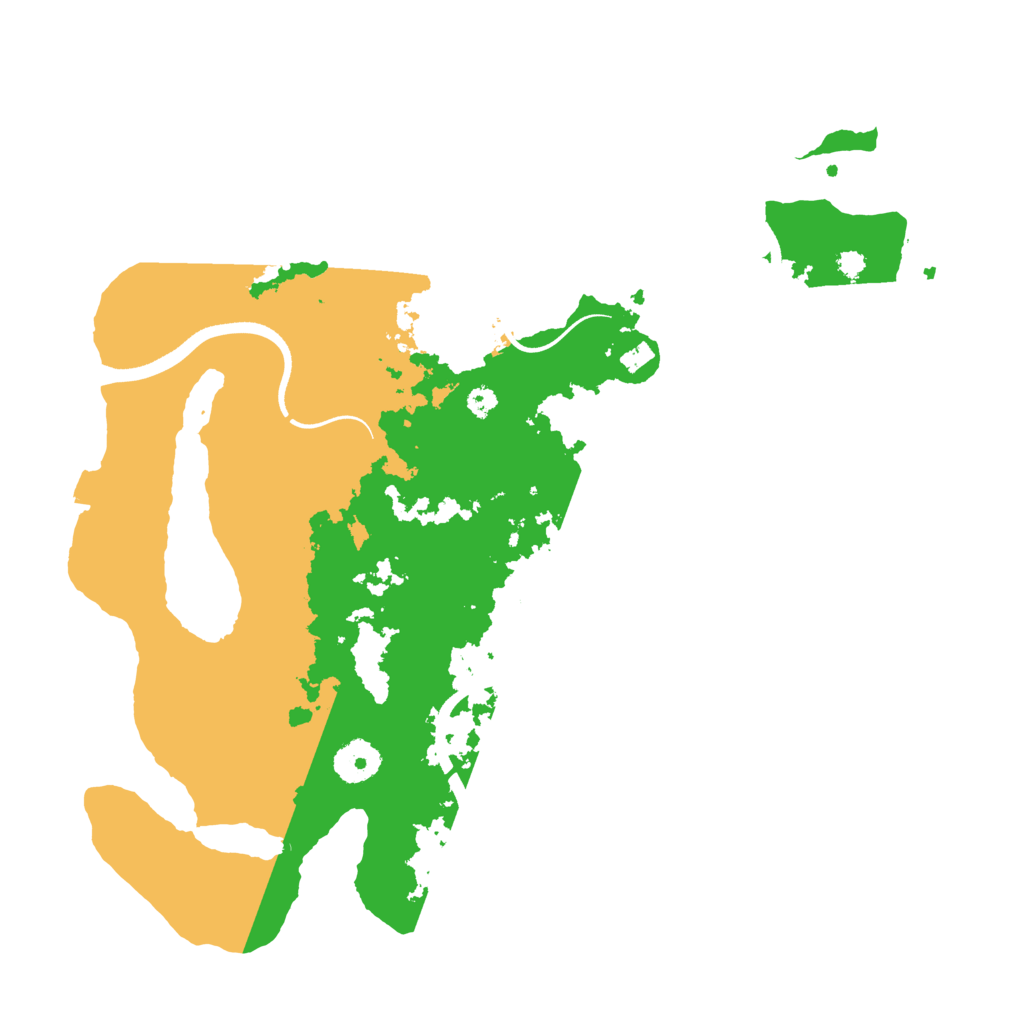 Biome Rust Map: Procedural Map, Size: 3500, Seed: 1983956755