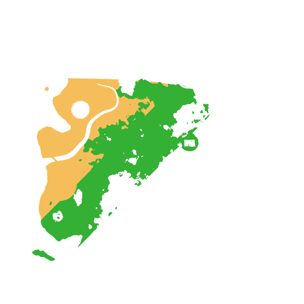 Biome Rust Map: Procedural Map, Size: 3000, Seed: 1840787552