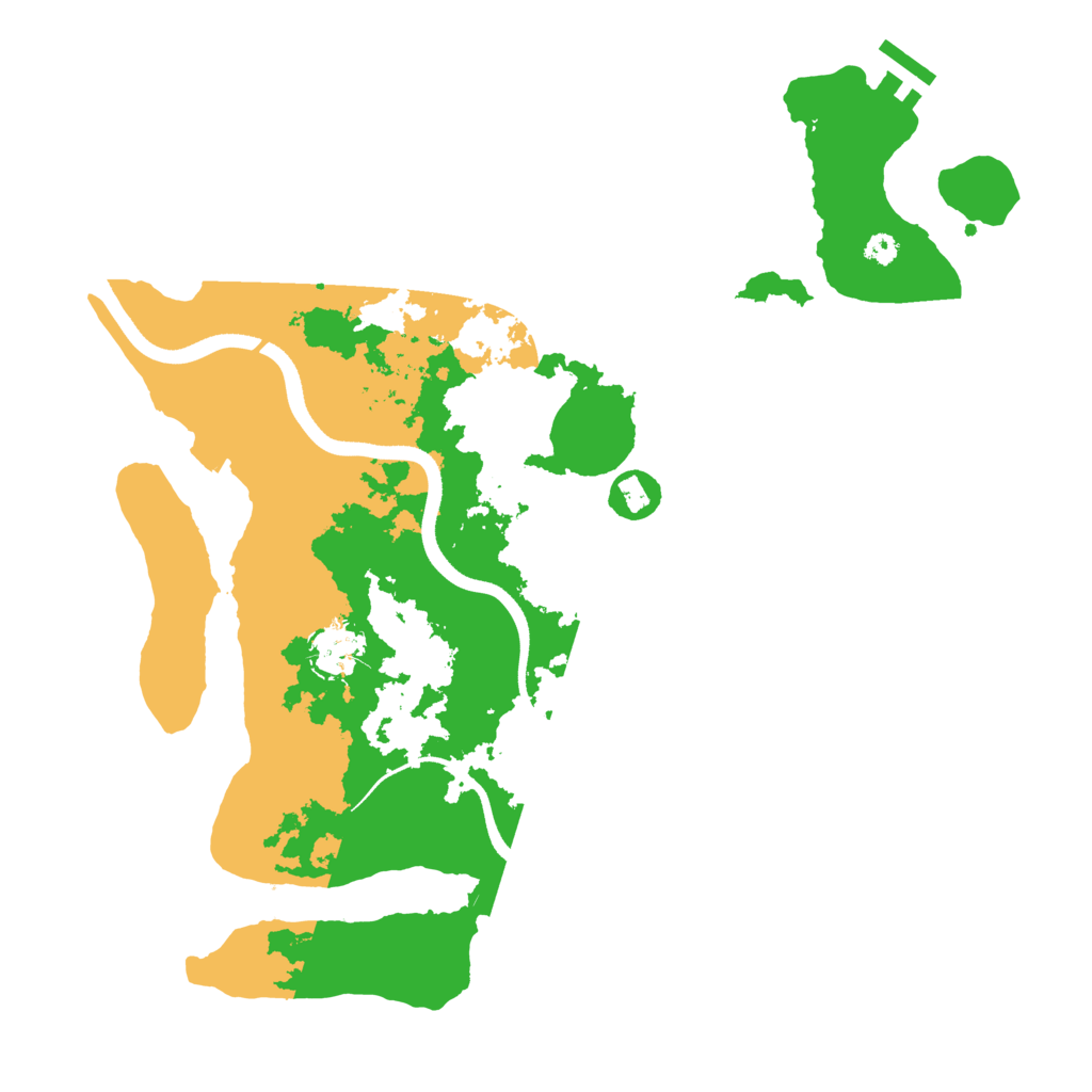 Biome Rust Map: Procedural Map, Size: 3500, Seed: 1789868726