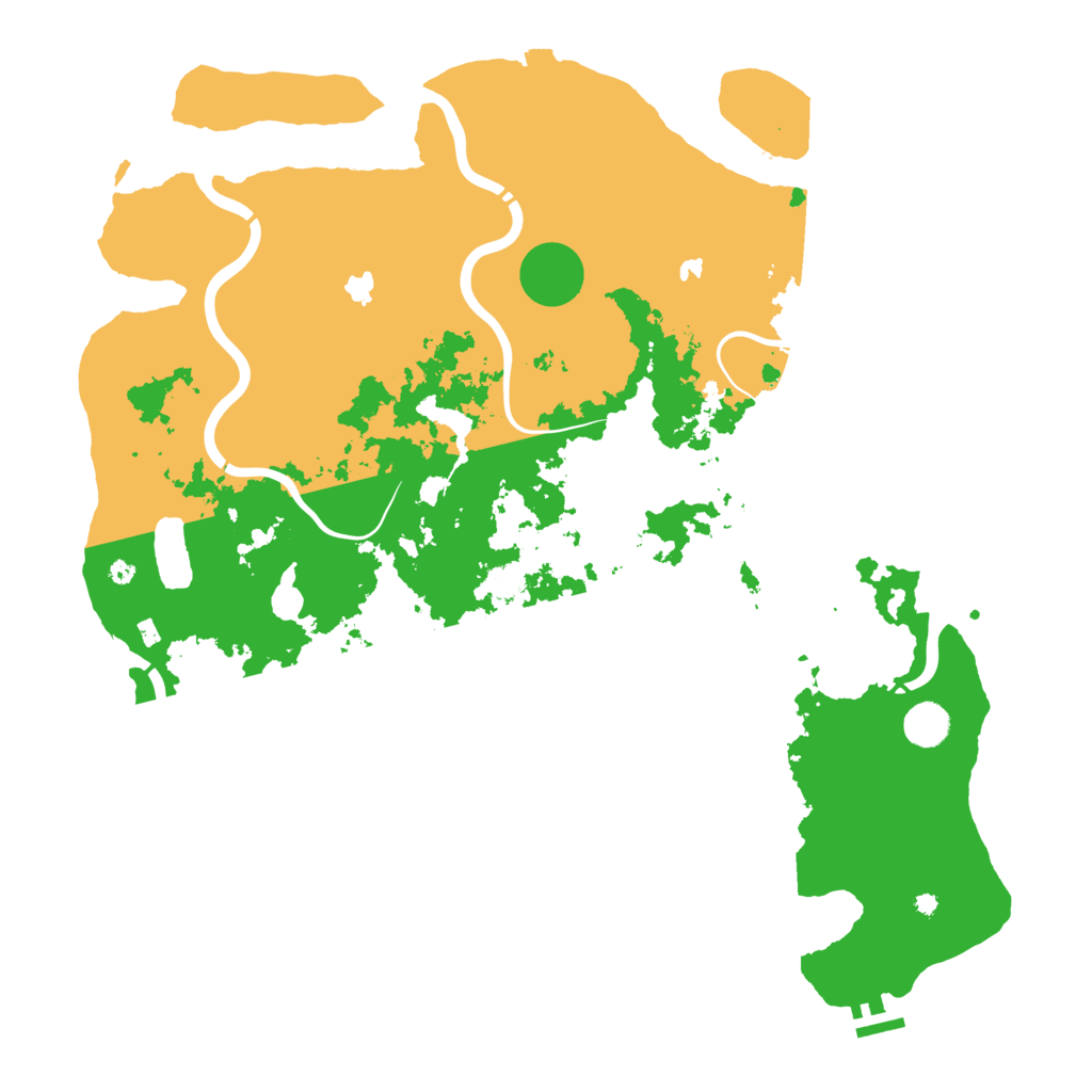Biome Rust Map: Procedural Map, Size: 4500, Seed: 828404815