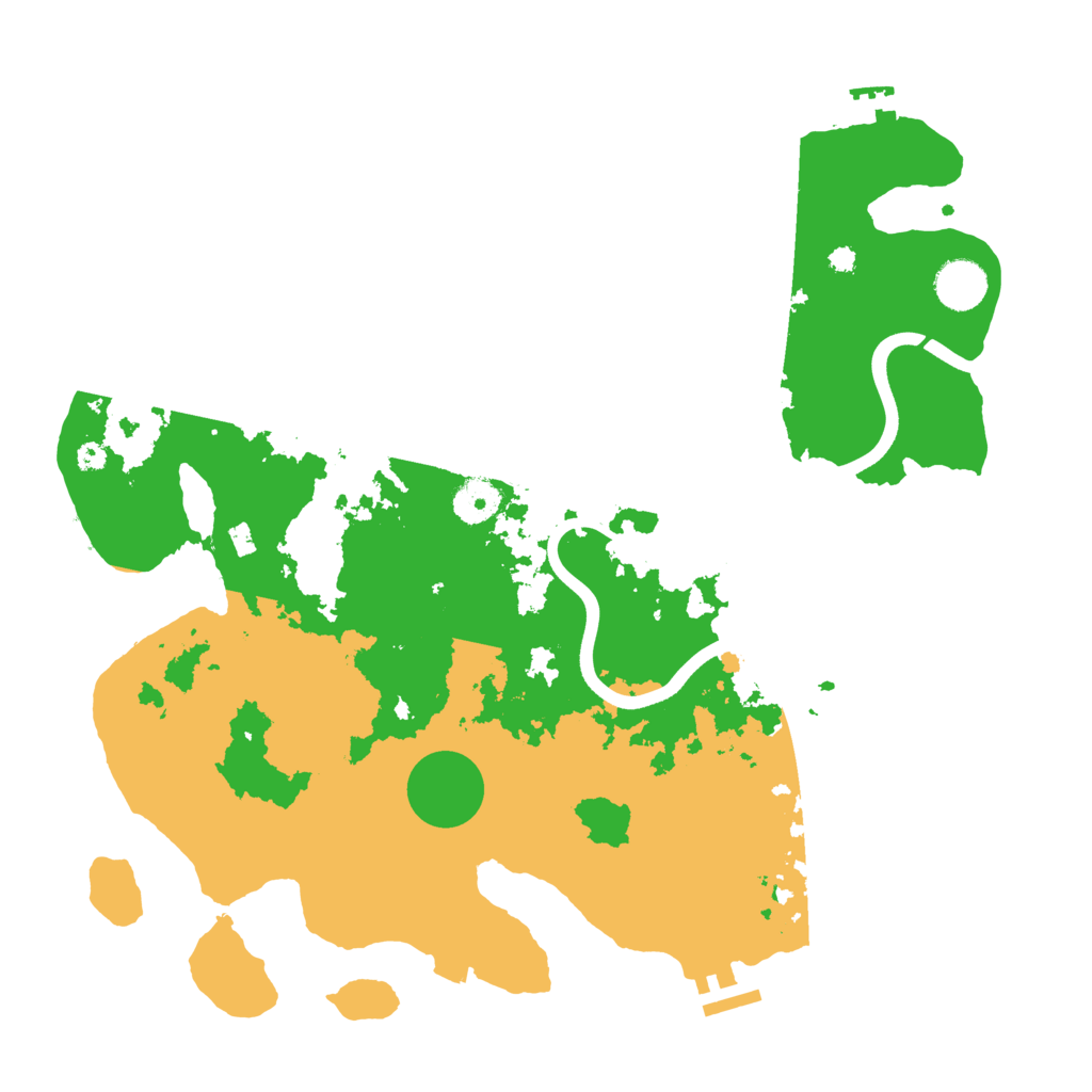 Biome Rust Map: Procedural Map, Size: 3750, Seed: 874061496
