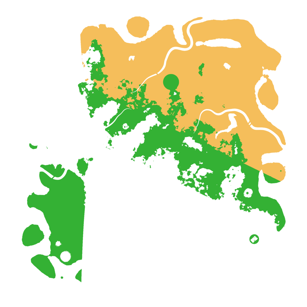 Biome Rust Map: Procedural Map, Size: 5100, Seed: 1523717576