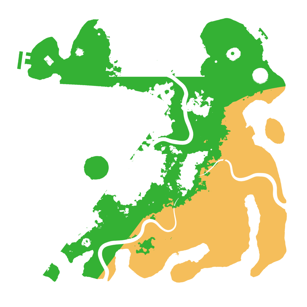 Biome Rust Map: Procedural Map, Size: 3500, Seed: 829670000
