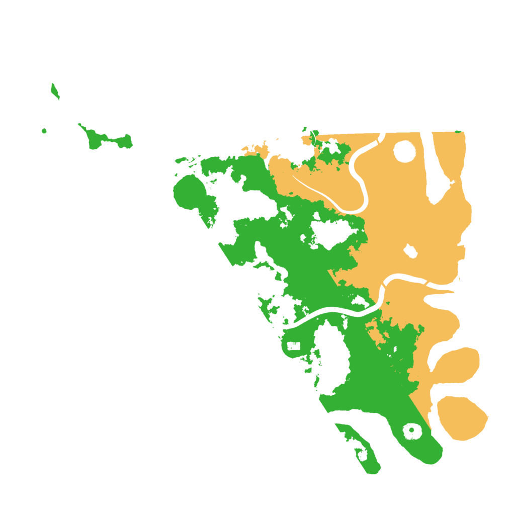 Biome Rust Map: Procedural Map, Size: 4250, Seed: 605167292