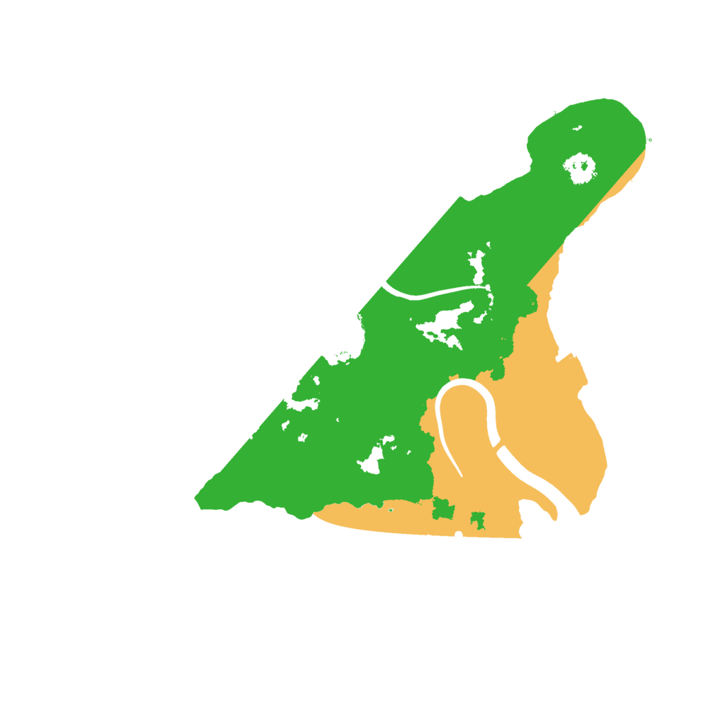 Biome Rust Map: Procedural Map, Size: 2422, Seed: 99413280