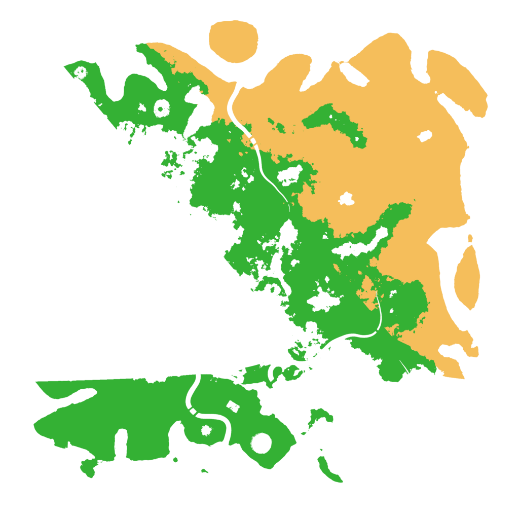 Biome Rust Map: Procedural Map, Size: 4500, Seed: 6335