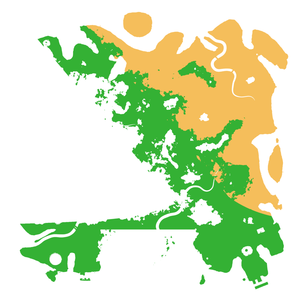 Biome Rust Map: Procedural Map, Size: 4500, Seed: 6335