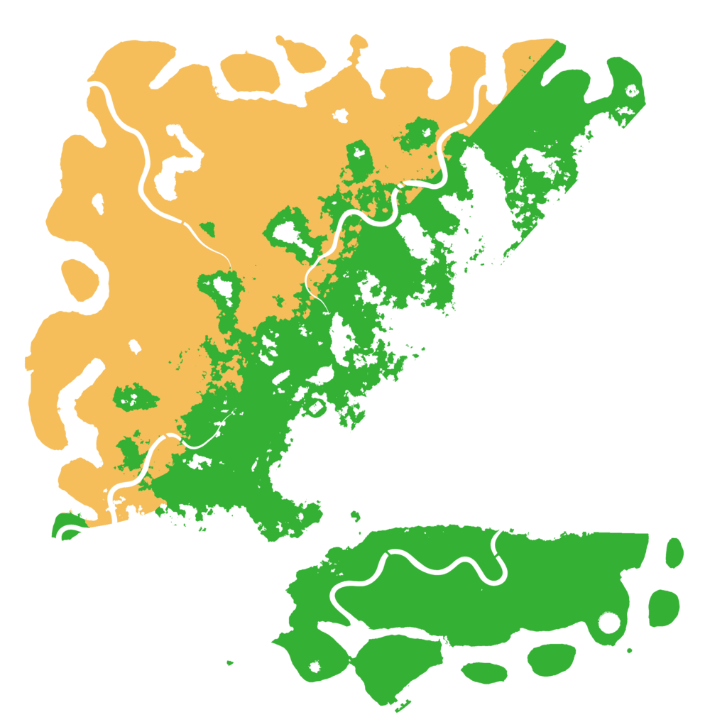 Biome Rust Map: Procedural Map, Size: 6000, Seed: 3213213