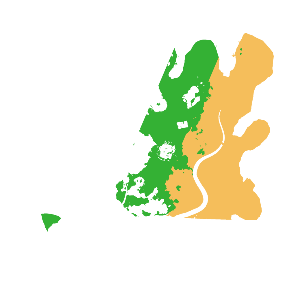 Biome Rust Map: Procedural Map, Size: 3000, Seed: 1681