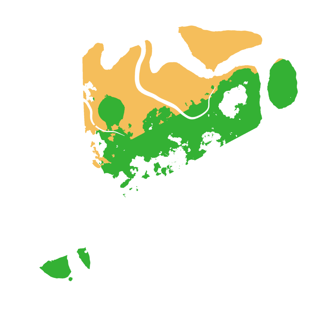 Biome Rust Map: Procedural Map, Size: 3250, Seed: 1236157480