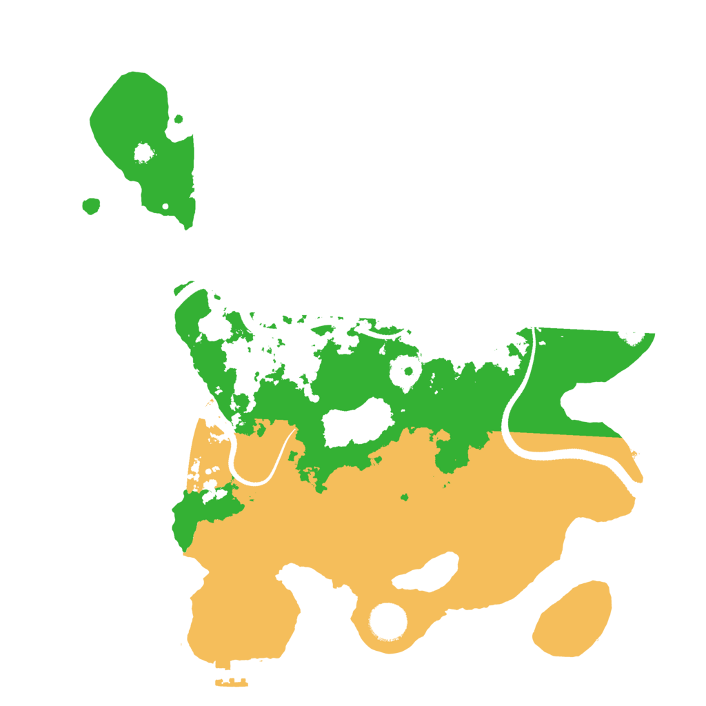 Biome Rust Map: Procedural Map, Size: 3300, Seed: 341414066