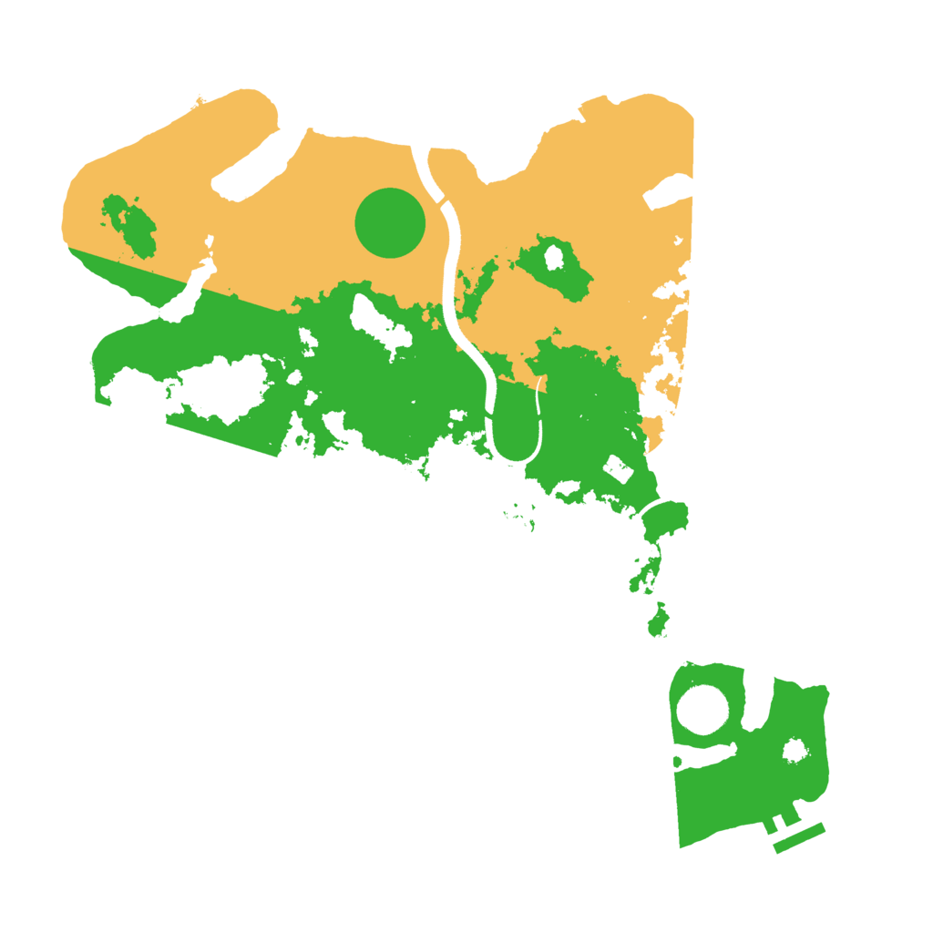 Biome Rust Map: Procedural Map, Size: 3500, Seed: 867349181