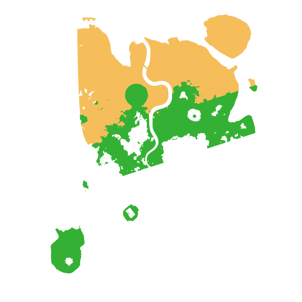 Biome Rust Map: Procedural Map, Size: 3500, Seed: 741141040