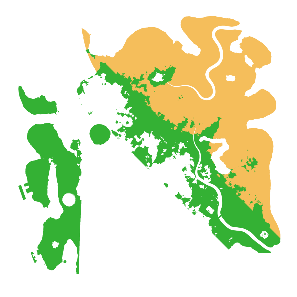 Biome Rust Map: Procedural Map, Size: 4000, Seed: 1495096391