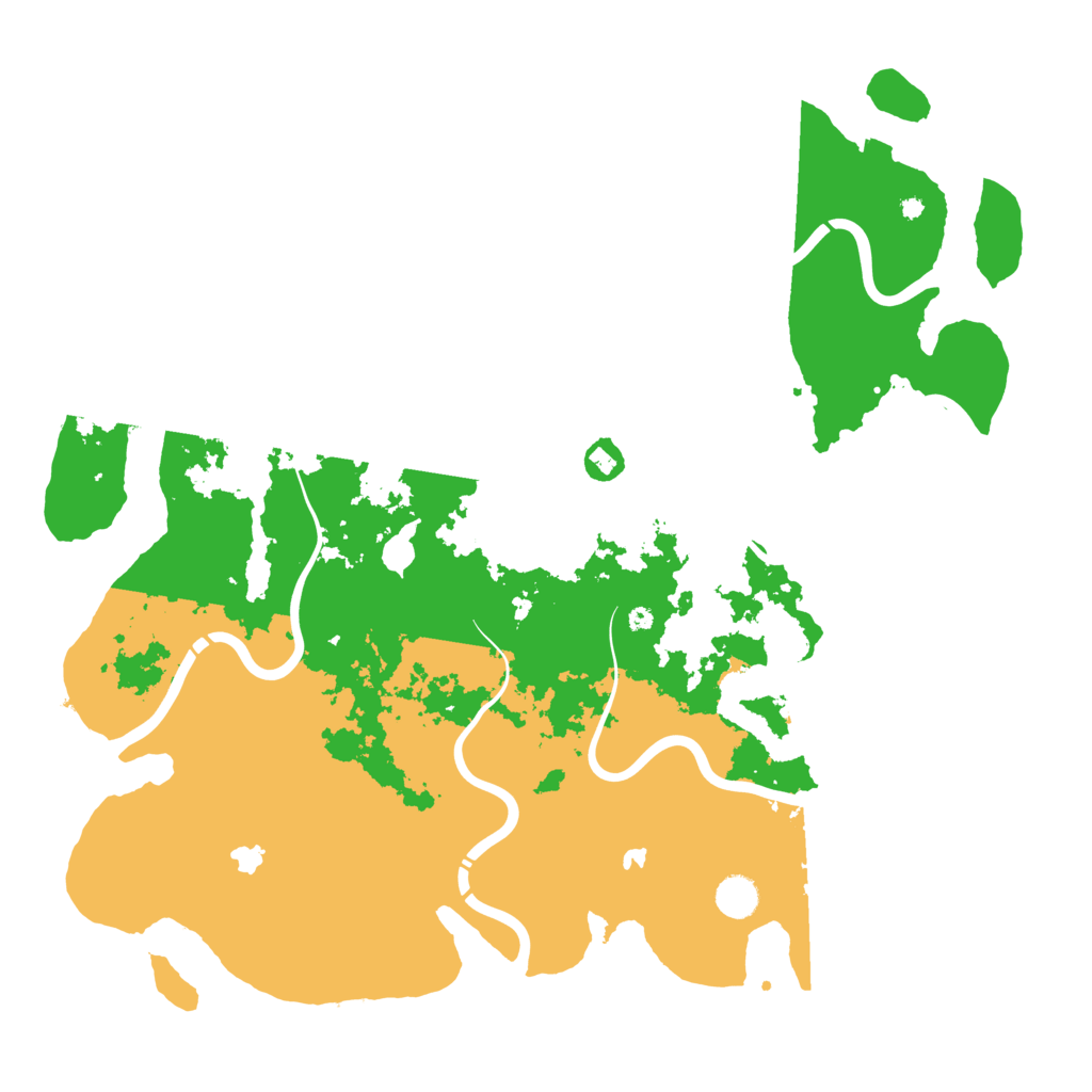 Biome Rust Map: Procedural Map, Size: 4500, Seed: 1851736422