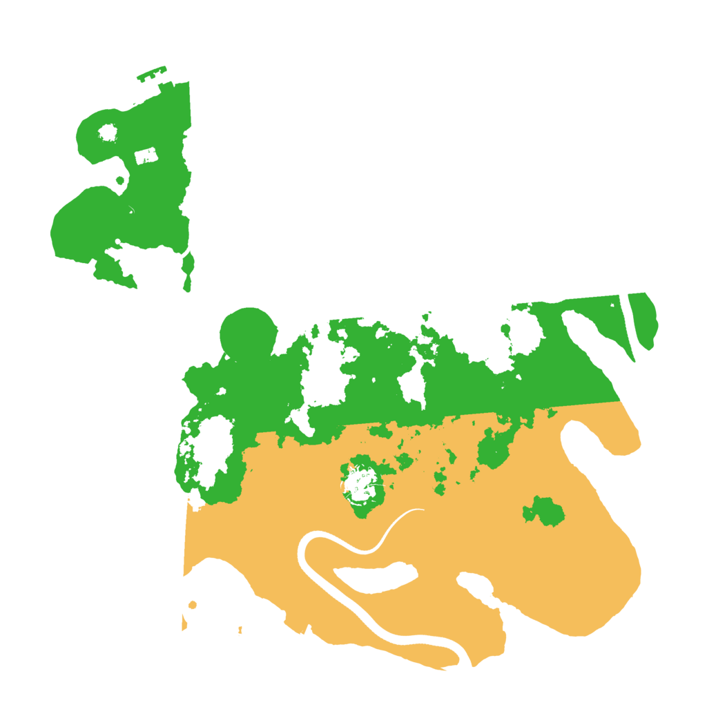 Biome Rust Map: Procedural Map, Size: 3500, Seed: 76951874