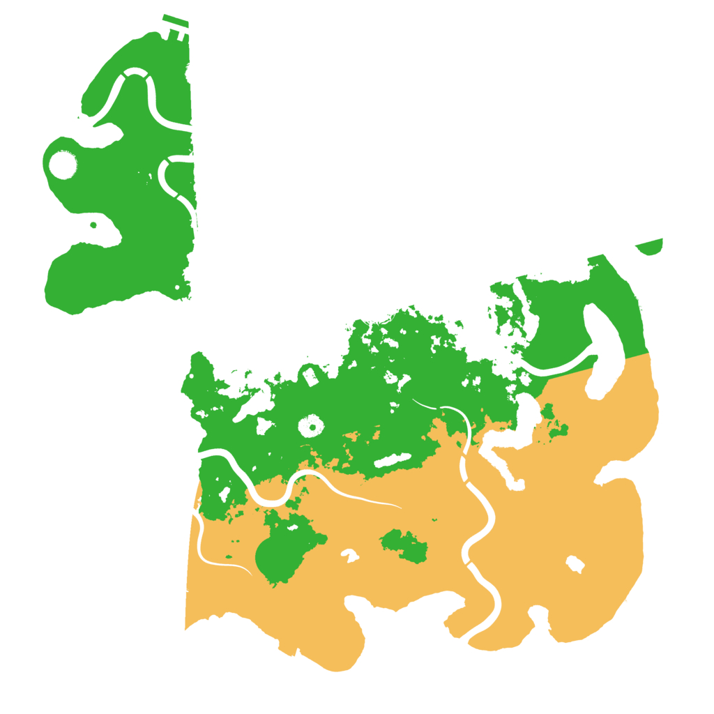 Biome Rust Map: Procedural Map, Size: 4500, Seed: 1154252457