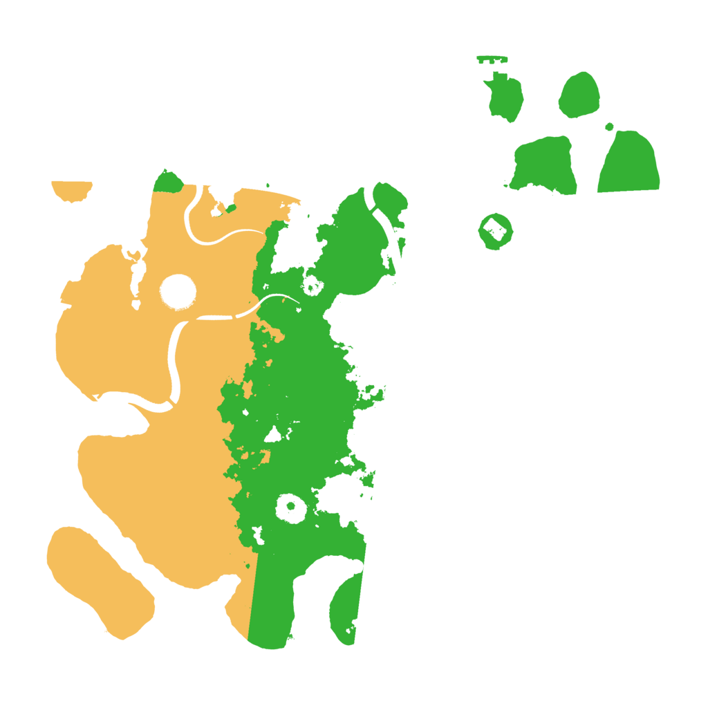 Biome Rust Map: Procedural Map, Size: 3500, Seed: 156004765