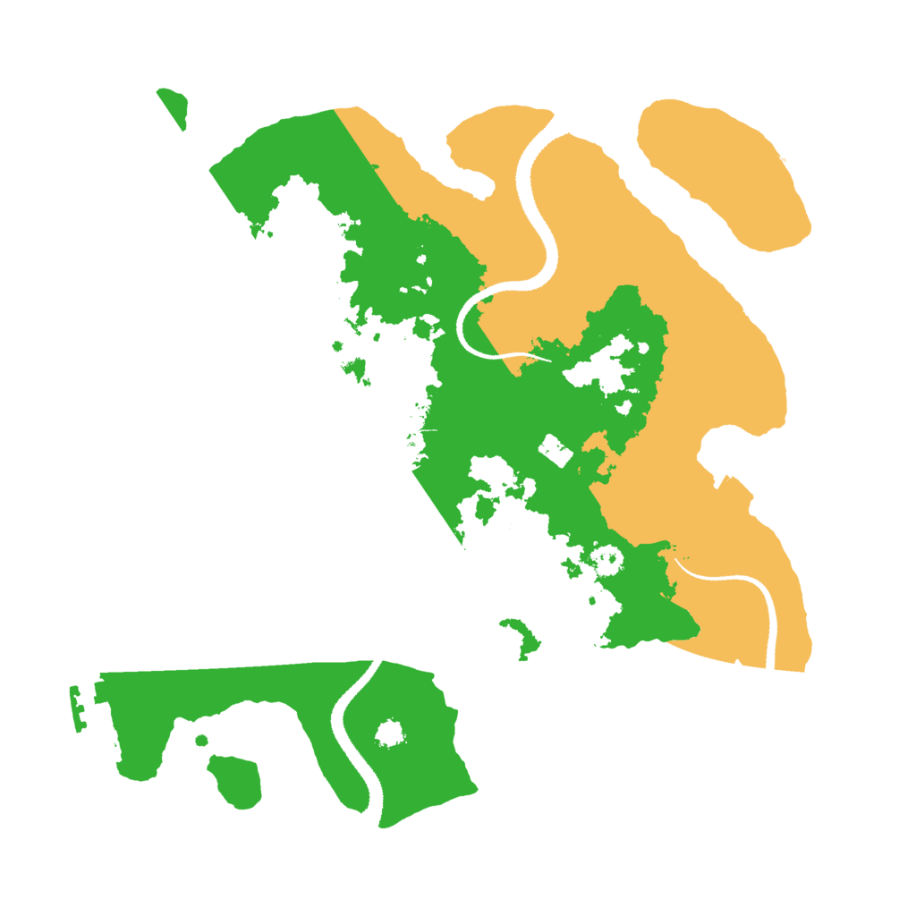 Biome Rust Map: Procedural Map, Size: 3000, Seed: 28997746